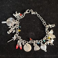 Wizard of Oz Charm Bracelet Assorted Characters Charms