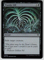 Wander Off 104/444 Foil Common Secrets of Strixhaven MTG