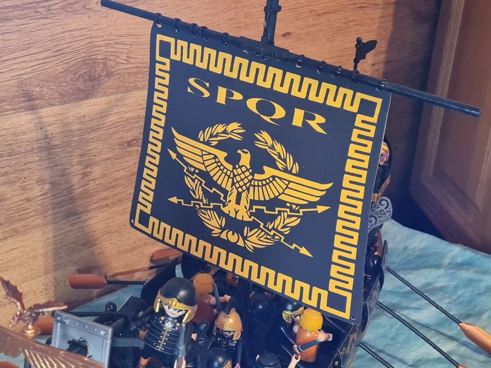 PLAYMOBIL WAR GALLEY BY OCTAVIAN CUSTOM UNIQUE! - Image 4 of 4