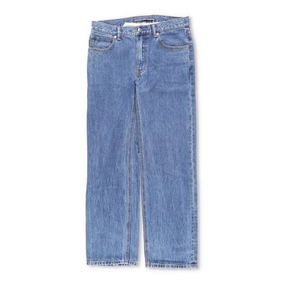 Alexander Wang Damen Blue Denim Jeans Relaxed Straight Leg Größe 27 UVP 445