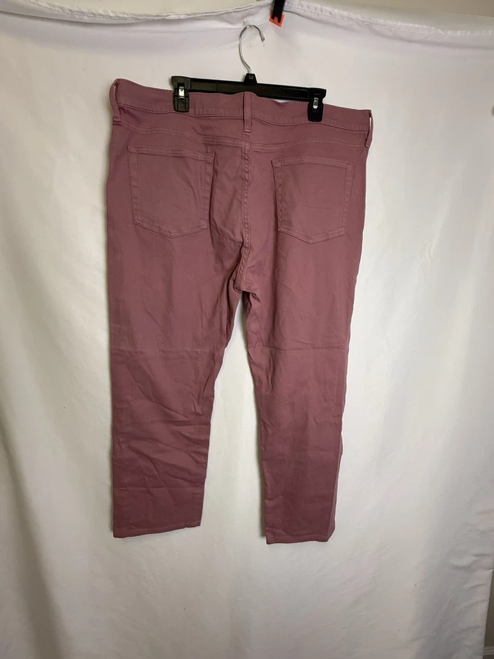Pantalones de mezclilla para hombre Daniel Cremieux Premium Denin pierna recta rosa oscuro 40x30 Foto 2 de 4