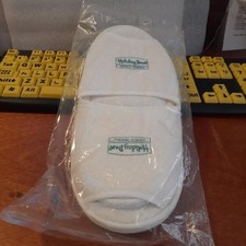 NEW Bag  Holiday Inn Hotel Unisex Flip-flop House Slipper White One Size