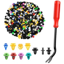 GOOACC 1001PCS Universal Car Clips One Size, 1000Pcs Mixed + 1 Remover 