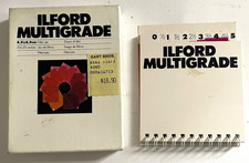 ILFORD MULTIGRADE Filter Book 3.5x3.5" Set of 11 Filters 0-5 ABOVE LENS USE READ