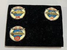 Vintage Nascar 3M Pin Set 1949, 1950 and 1952 on Foam Lot