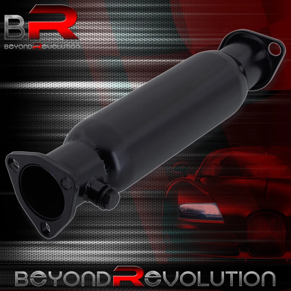 For 1988-2000 Civic / CRX Replacement Exhaust Replacement Pipe Black Foto 3 de 3