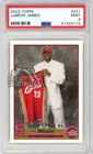 LeBron James 2003-04 Topps Basketball Rookie Card RC #221 PSA 9