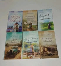 Heartsong Presents Lot Of 6 Paperback Inspirational Christian Romance Books