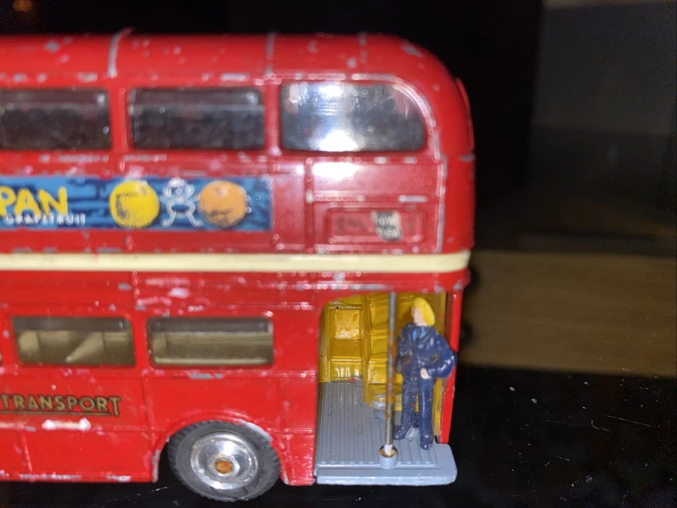 Vintage - Corgi Toys - Doppeldecker Bus - London Transport - Routemaster - Rot - Bild 2 von 4
