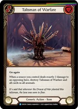 Talisman of Warfare - EVR193 - Everfest - NM - 1st Edition Cold Foil