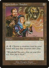Quicksilver Amulet Urza's Legacy Magic The Gathering MTG Card