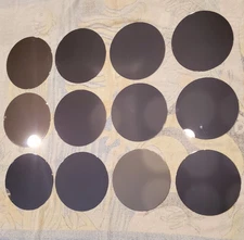 12 PC Lot Genuine Semiconductor Silicon 200mm 8" Wafers Plain No Litho  Lot #ENG