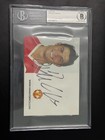 Cristiano Ronaldo Manchester United Signed Club Card BAS Authentic Auto Beckett