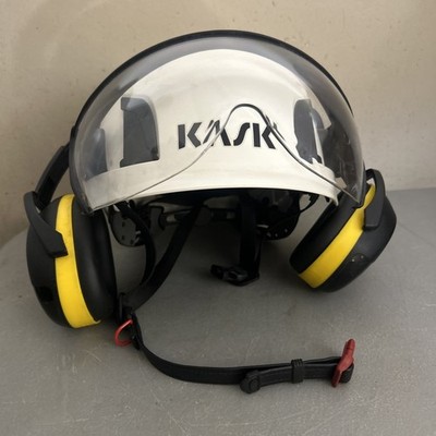 KASK Zenith Industrial Safety Helmet with Hearing PROT 6 5/8 - 7 7/8 Adjustable