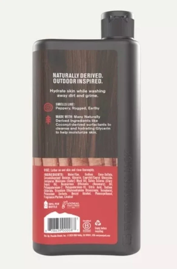 Every Man Jack 2 Pack Cedarwood Hydrating Men's  Body Wash, 28.8fl Oz - Image 3 of 3