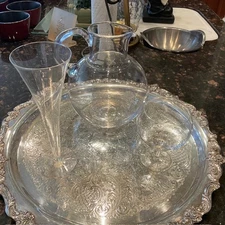 Estate Collection of Tiffany and Co. Handblown Crystal Stemware - 3 Types