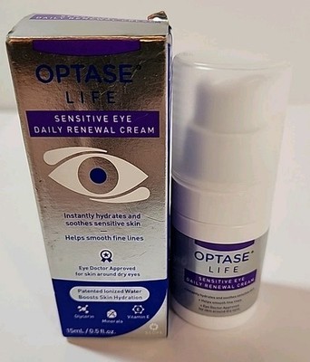 NEW Sensitive Eye Daily Renewal Hydrating Cream Skincare Anti-Aging OPTASE LIFE
