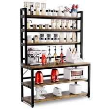 Bakers Racks for Kitchens with Storage, 6 Tiers Large(47.2“W x 15.7”D x 70.8"...