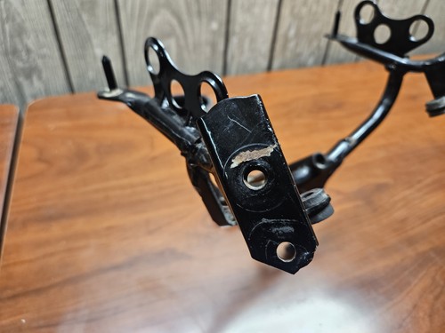 1995 Kawasaki Ninja 250R EX250F UPPER FAIRING MIRROR GAUGES STAY BRACKET - Foto 3 di 8