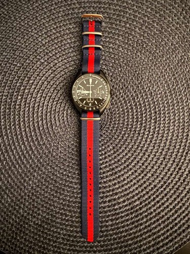 Bulova Piloto Lunar Ref. 98A186 45mm Edición Limitada PVD Cronógrafo Excelente - Imagen 2 de 13