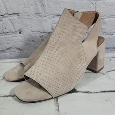 Abound Nordstrom Rack Shoes Womens Gianna-lea Peep-Toe Blush Suede Size 7.5 Flaw