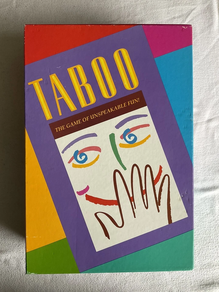 Retro Family “Taboo” Game Of Unspeakable Fun, MB, 1993 **Some Cards Sealed** - Image 2 of 4