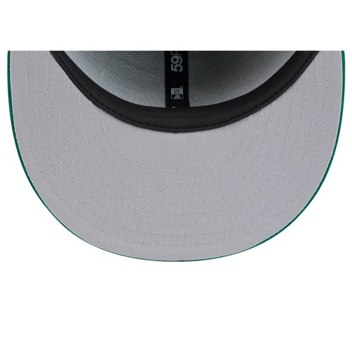 Men's New Era Kelly Green New York Yankees St. Patrick's Day 59FIFTY Fitted Hat - Imagen 5 de 6
