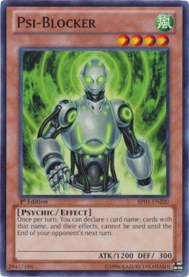 #ad 1x EX Psi Blocker BP01 EN220 Common Unlimited Edition YuGiOh $2.27