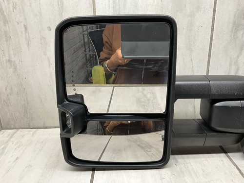 OEM 2014-2018 Chevy Silverado GMC Sierra Truck LEFT Signal Towing Door Mirror - Picture 2 of 24