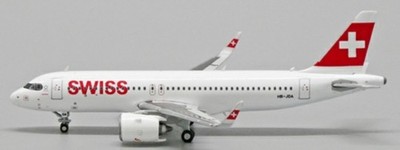 JC WINGS 1/400 SWISS AIRBUS A320NEO REG: HB-JDA MIT ANTENNE EW432N003
