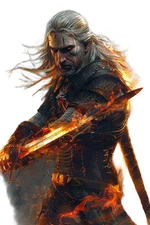 Geralt of Rivia Witcher Vinyl Car Decal Sticker 7" Weatherproof