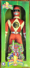 1993 Saban Mighty Morphin Power Rangers Red Ranger 18" Plush plastic head 