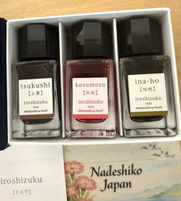 Pilot Iroshizuku 3 Color Gift Set 15ml Tsukus...