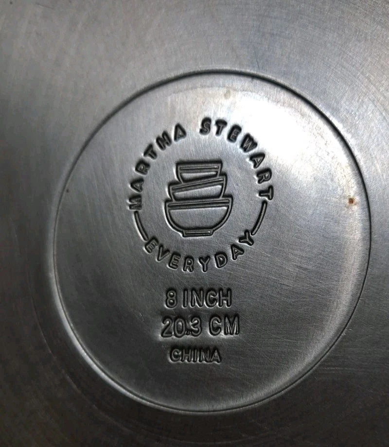 Juego de sartenes antiadherentes de aluminio calibre pesado MARTHA STEWART Everyday 2 piezas 10" 8" Foto 4 de 4