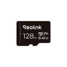 REOLINK 128GB microSDXC UHS-I Memory Card, U3, A2, V30, Class 10, Micro Black