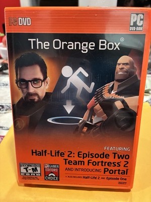 The Orange Box Half-Life 2 (PC DVD-ROM, 2007) Complete w Inserts & Both Discs