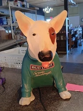 Budweiser Bud Light 1987 Spuds Mackenzie Lamp Blowmold Light WORKS!!