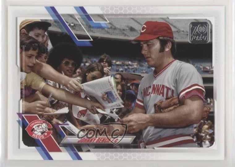 2021 Topps Legend Variation SP Legend Variation Johnny Bench #580 HOF sl3