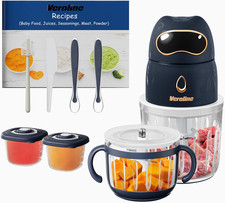 10-in-1 Baby Food Maker Processor Blender with Glass Bowls Storage Containers