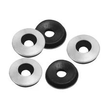 100Pcs 4.2x9.5mm 304 Stainless Steel EPDM Bonded Sealing Neoprene Rubber Washers