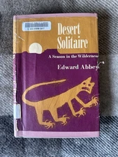 Edward Abbey Desert Solitaire First Edition 1968 1st Ex-Lib Moab Arches River