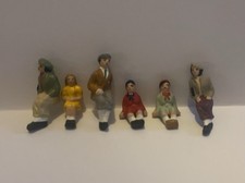 Spur 0, Modelleisenbahn Dekoration, 6 Sitzfiguren