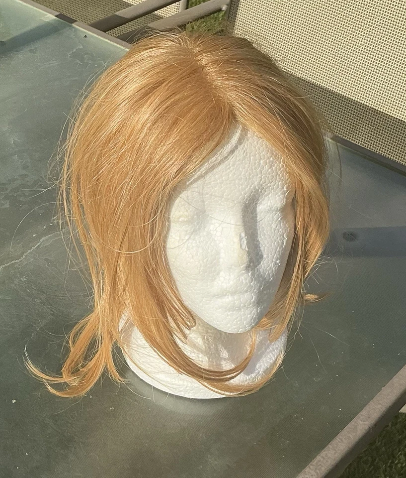 Peruca de cabelo Jon Renau US$ 330 12” torta de pêssego claro vermelho-dourado loiro 27B - Imagem 3 de 4