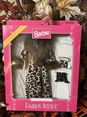 Barbie Fashion Avenue Coat Collection Exclusive Edition 1999 Leopard Spot -22156
