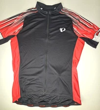 Pearl Izumi Men's XL Short Sleeve Cycling Jersey Red and Black