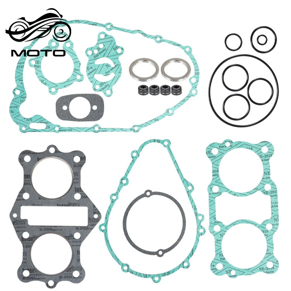 Juego completo de juntas de motor para Kawasaki KZ440 KZ440B 1980-1984 Foto 3 de 4