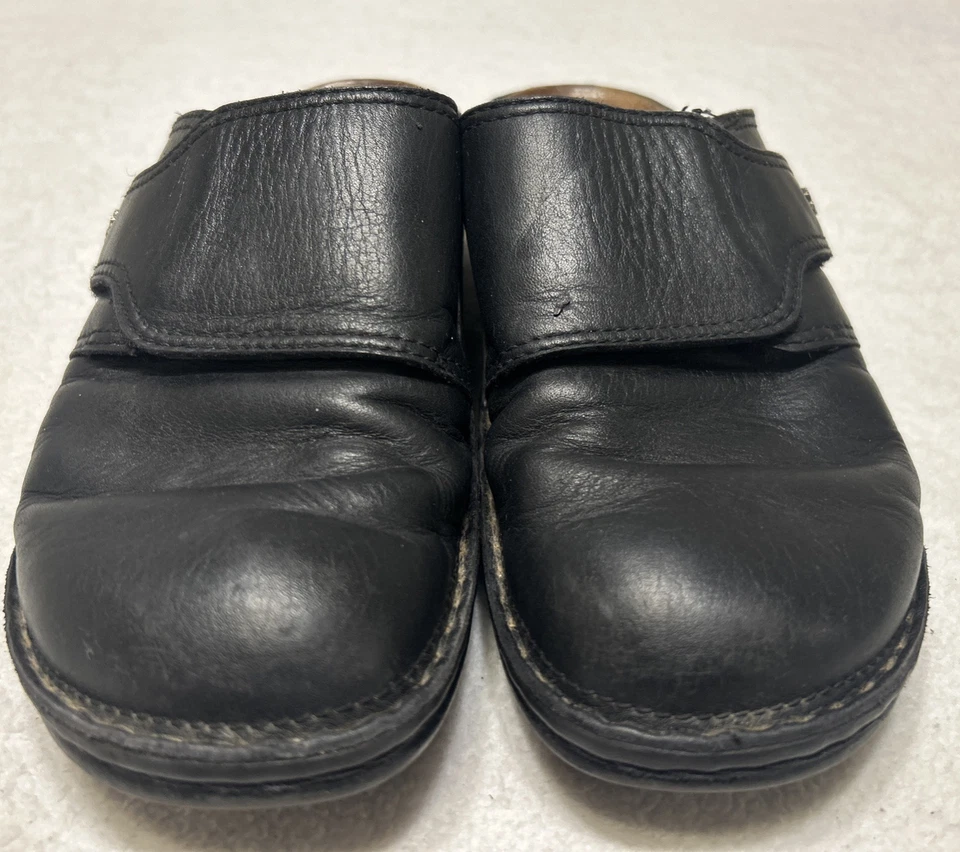 Туфли Finn Comfort Aussee 37 D США 6,5-7 Mules черные наппа черная кожа Германия - Изображение 3 из 4