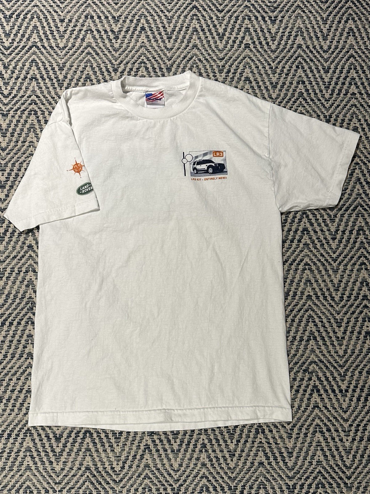 Vintage Y2K Land Rover LR3 Kit Truck Promo T Shirt Adult L Made In USA Mens