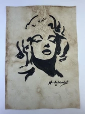 Andy Warhol COA Art Painting Original Drawing Vintage Paper Signed