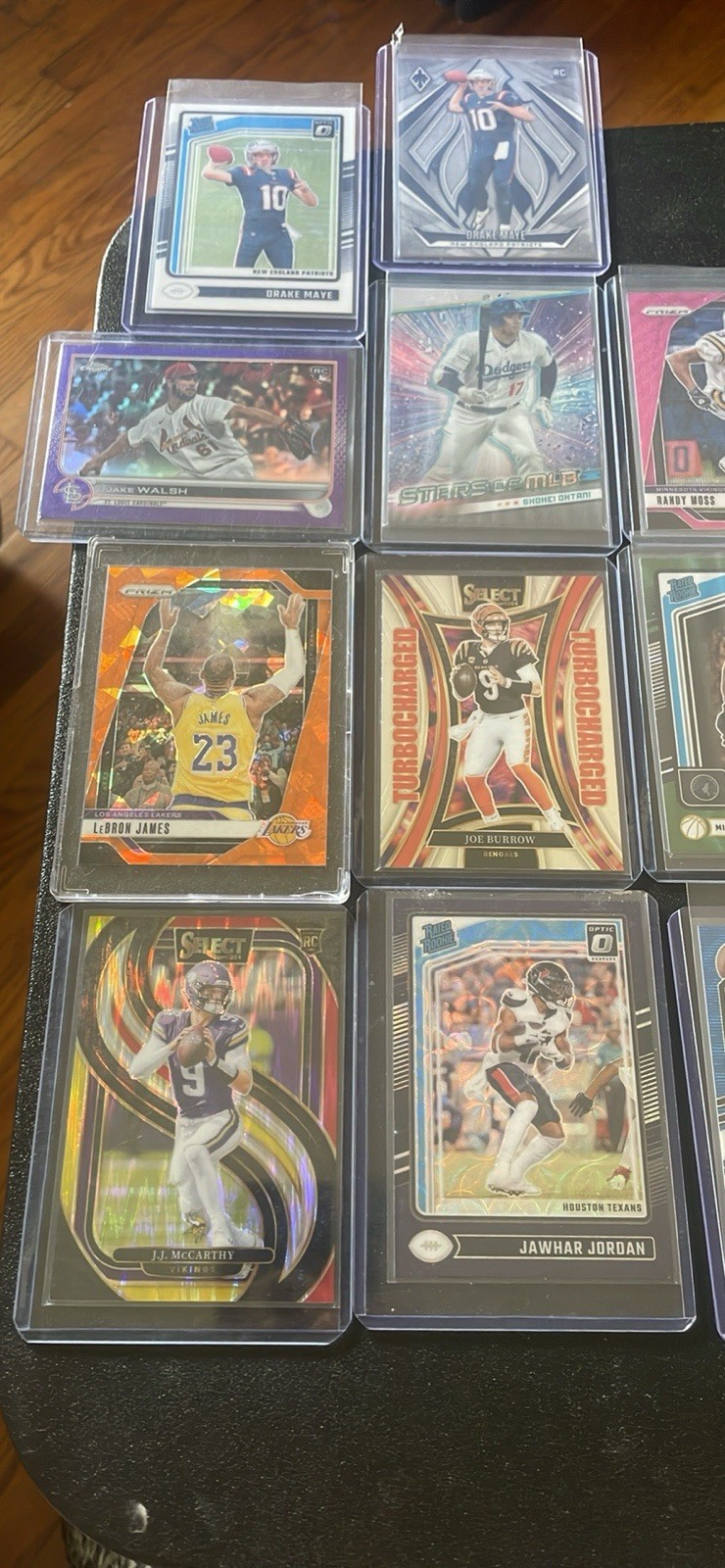 Sports Card Lot, Includes RC,AUTO,MEM,&NUM’s ONLY Great Deal! NFL,MLB,NBA